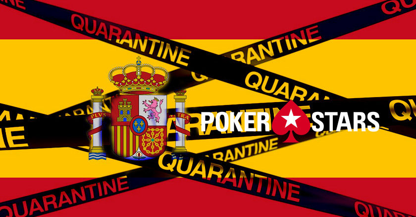 Испанский карантин и PokerStars