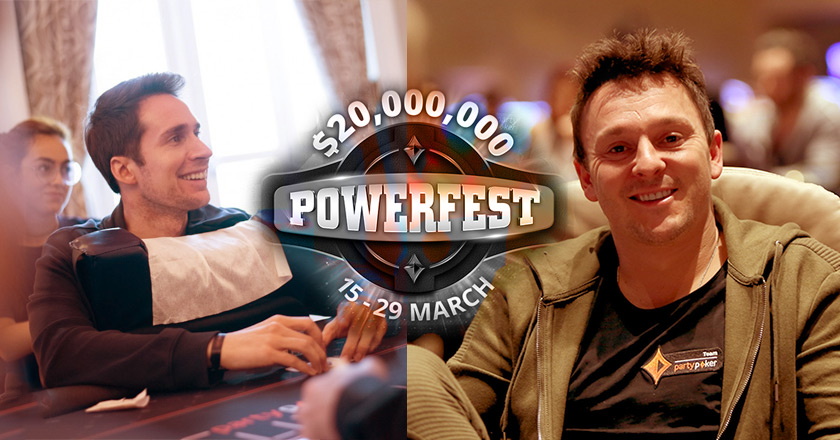 Результаты членов команды partypoker pro Сэма Трикетта и Джеффа Гросса на POWERFEST.